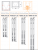 Ножницы для фасадного профиля 24" (пара) Stublina - Верхнеподвесная оконная фурнитура