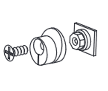 Эксцентриковая регулируемая втулка Stublina - Комплектующие для поворотно-откидных окон